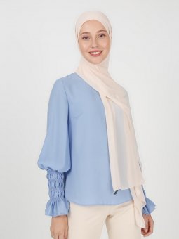 Elite Şifon Bej Şal
