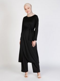 Tunik&Pantolon İkili Siyah Takım