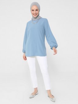 Doğal Kumaşlı Off White Kot Pantolon