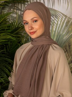 Krep Jazz Vizon Şal