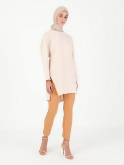 Boru Paça Hardal Pantolon