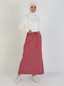 Cepli Spor Gül Kurusu Etek