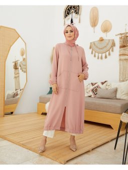 Boydan Fermuarlı Pudra Kap