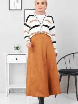 Süet Mevlana Taba Etek