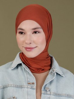 Penye Kiremit Eşarp