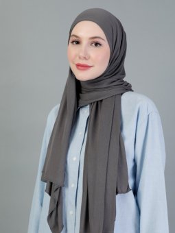 Basic Penye Gri Şal