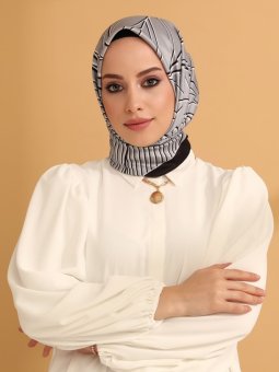 Merida Twill Renkli Eşarp