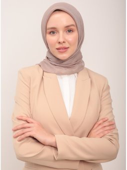 Pamuk Açık Vizon Eşarp