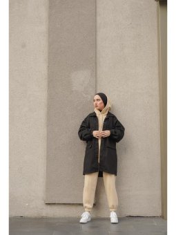 Torba Cep Oversize Siyah Ceket