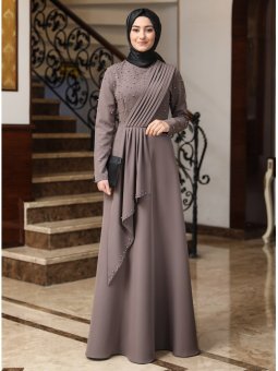 Manolya Vizon Abiye Elbise