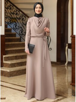 Kardelen Vizon Abiye Elbise