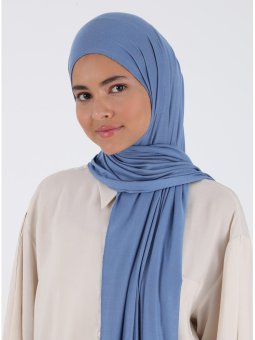 Penye Kot Mavi Şal