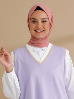 Organik Pamuk Soğan Kabuğu Eşarp