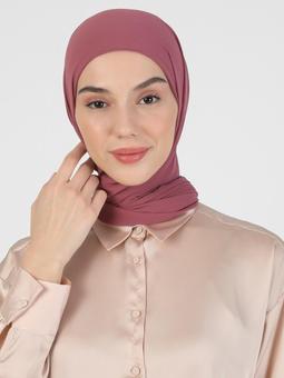 Boneli Şifon Böğürtlen Şal