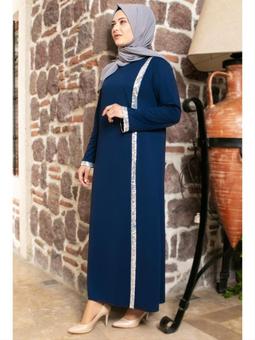 Payet Şeritlielbise Lacivert Lavicert