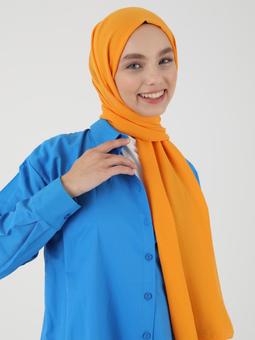 Krep Jazz Kayısı Şal