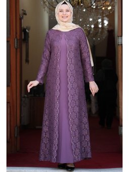 Papatya Gül Kurusu Abiye Elbise
