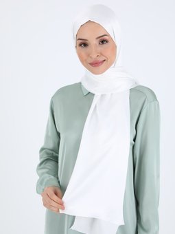 Balse Buzzy Kırık Beyaz Şal