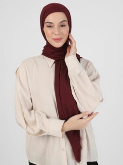 Şantuk Bordo Şal