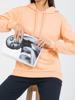 Somon Üç İplik Kapüşonlu Sweatshirt