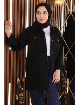 Cepli Kot Siyah Ceket