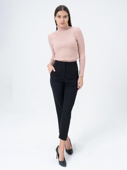 Yüksek Bel Klasik Siyah Pantolon