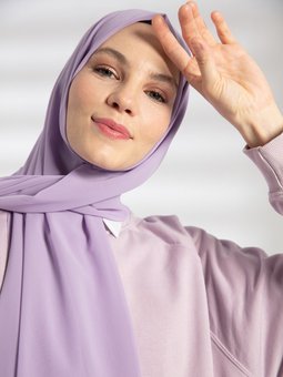 Şifon Lila Şal