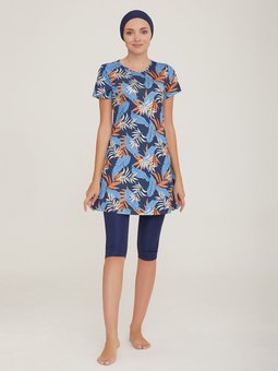 Koyu Lacivert Havuz Mayosu