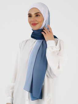 Degrade Mavi Şal
