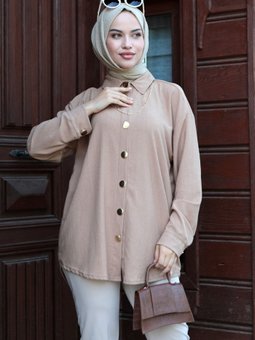 Kolye Hediyeli Vizon Gömlek