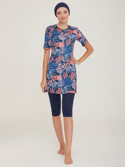 Koyu Lacivert Havuz Mayosu