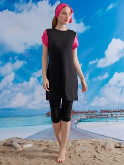 Cep Detaylı Arkası Uzun Poplin Beyaz Tunik