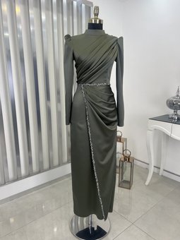 Sare Haki Abiye Elbise