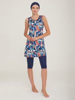 Koyu Lacivert Havuz Mayosu