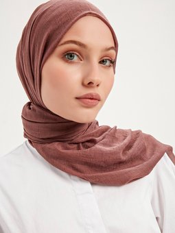 Confort Koyu Gül Kurusu Şal