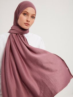 Penye Koyu Gül Kurusu Şal