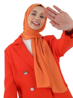 Şifon Şal Mango
