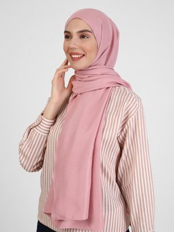 Pamuk Cazz Pembe Şal