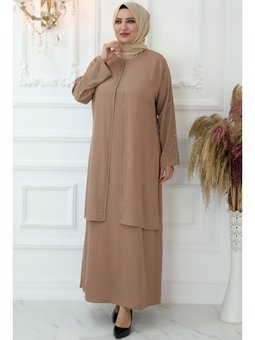 Suzan Abiye Elbise Vizon