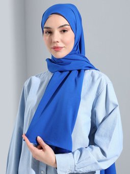 Soft Medine Saks Mavisi Şal
