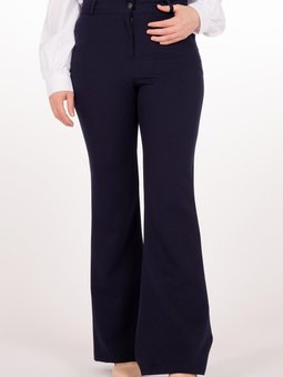 Lacivert İspanyol Paça Pantolon