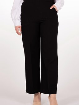 Siyah Yüksek Bel Klasik Pantolon