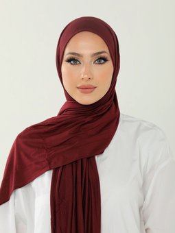 Luxury Penye Bordo Şal