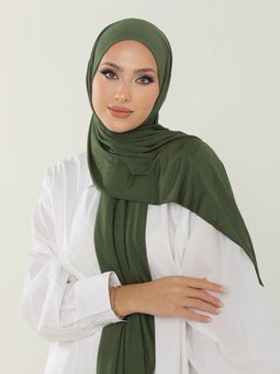 Luxury Penye Yeşil Şal