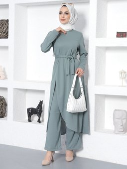 Tunik & Pantolon İkili Mint Takım