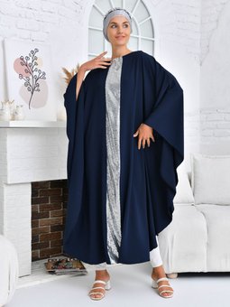 Koyu Lacivert Ferace