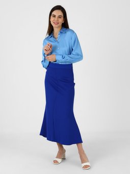 Balık Saks Mavisi Etek