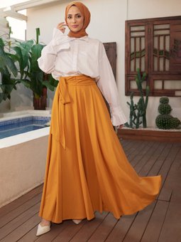 Kloş Hardal Etek