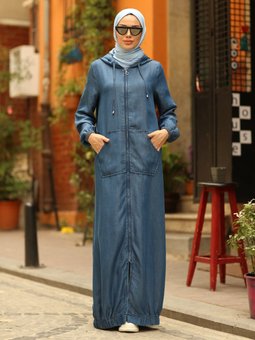 Tensel Kot Koyu Mavi Ferace