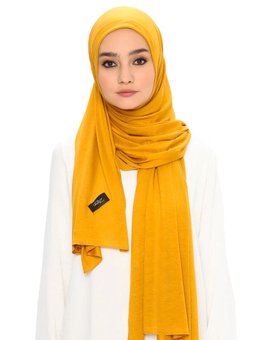 Jersey Penye Viskon Hardal Şal